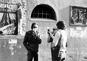 Con Ferreira Gullar, Buenos Aires, 1975.
