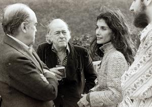 Con Óscar Niemeyer y Susana Moraes.